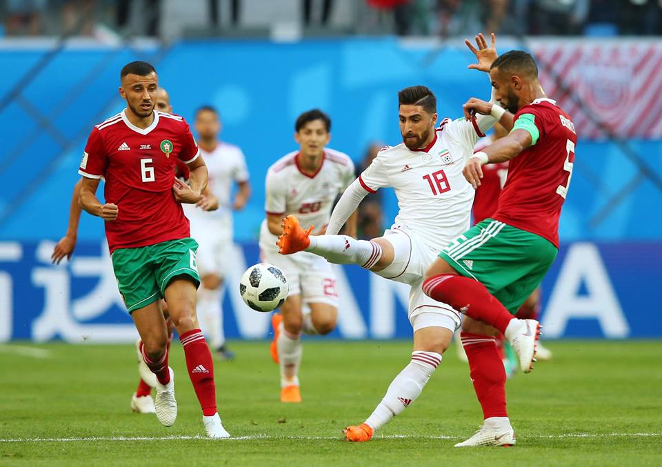 Coupe du Monde Russie 2018: l’Iran arrache la victoire face au Maroc 1 but à 0 à la dernière minute