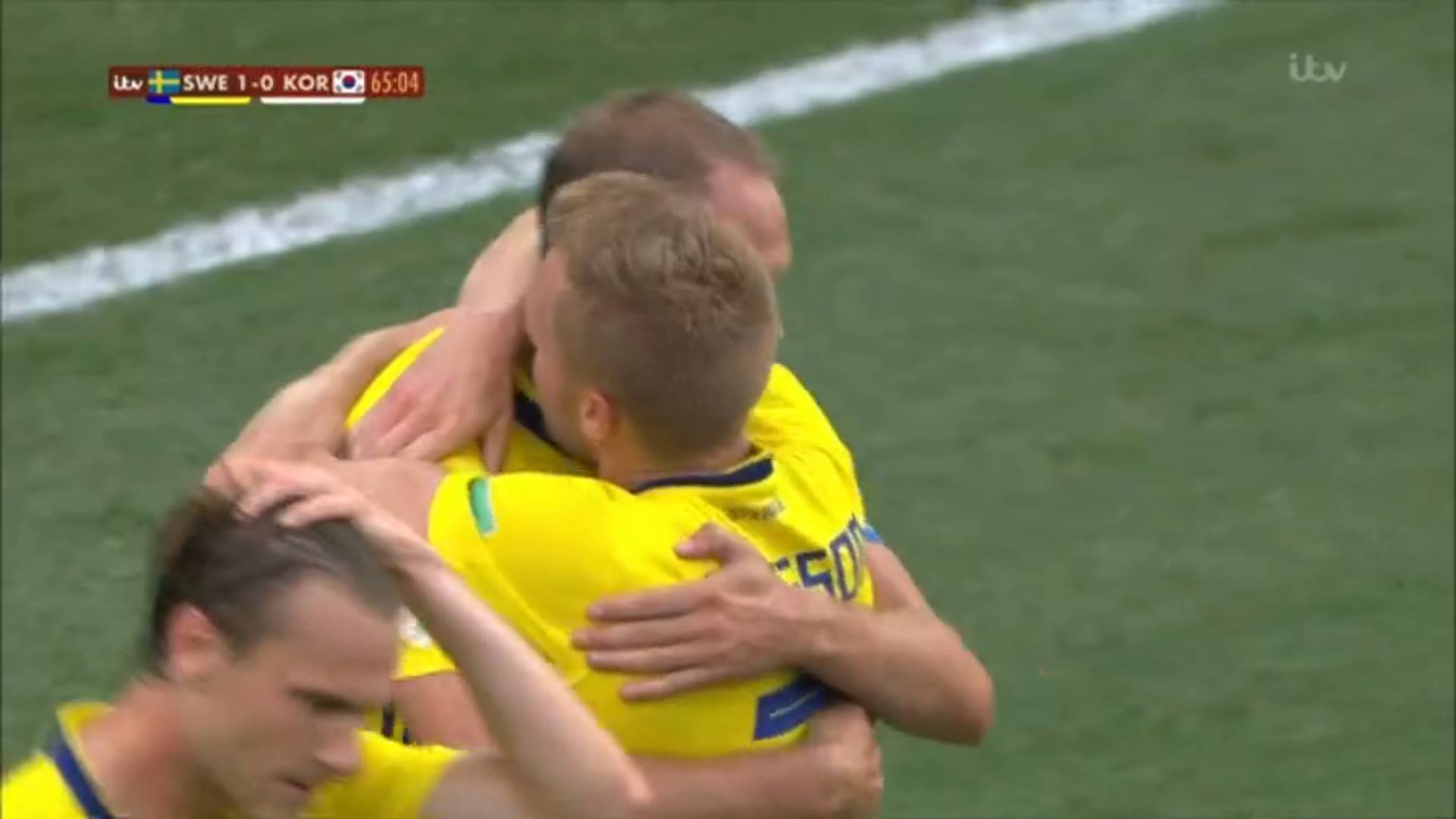La Suède gagne difficilement la Corée du Sud 1 but à 0