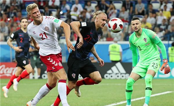 La Croatie élimine le Danemark et passe en quarts de finale