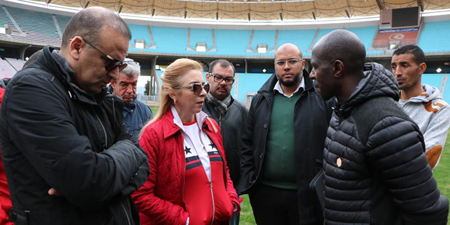 Tunisie : La ministre de la Jeunesse et des Sports en visite au stade de Radès