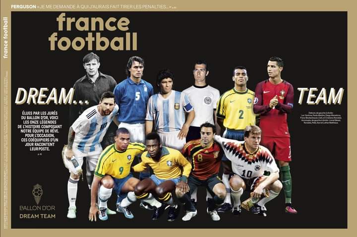 France Football dévoile sa « Ballon d’Or Dream Team »