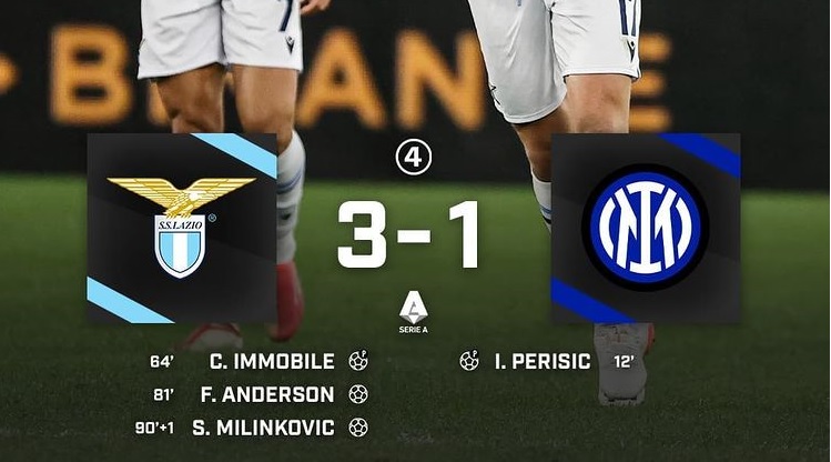 Foot – Calcio : La Lazio trop forte pour l’Inter