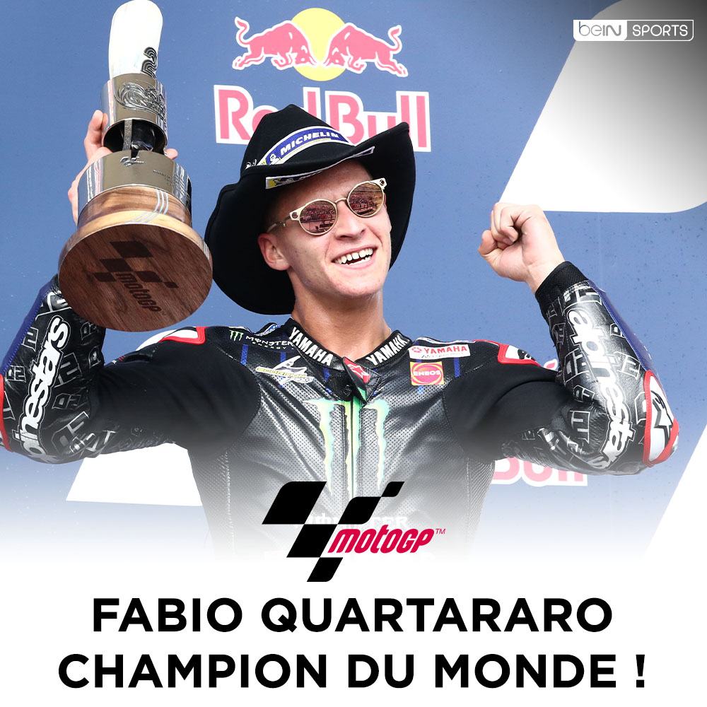 MotoGP : Fabio Quartararo, champion du monde 2021