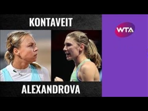 WTA Moscou 2021 : Une finale Alexandrova-Kontaveit