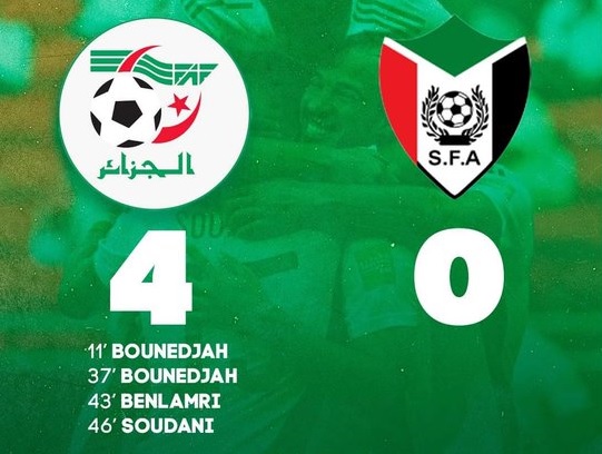 Coupe Arabe – Gr D : Le Soudan piétine 0-4 contre l’Algérie