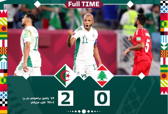 Coupe Arabe : L’Algérie domine le Liban et fait un grand pas vers les quarts