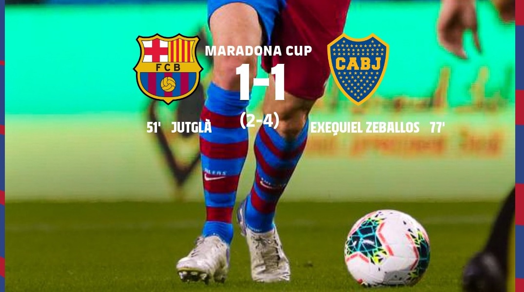Maradona Cup 2021 : Le Barça s’incline face à Boca Juniors