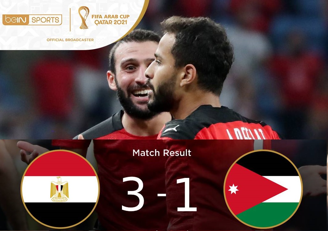 Coupe Arabe : L’Egypte écarte la Jordanie et affrontera la Tunisie en demi-finales