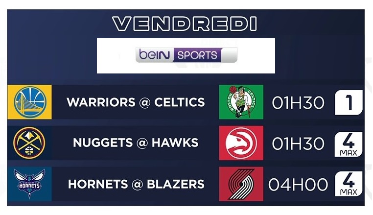 NBA : Programme TV de la nuit de vendredi