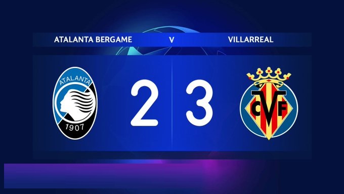 UCL : Villarreal élimine Atalanta, les 16 équipes qualifiées pour les 8es