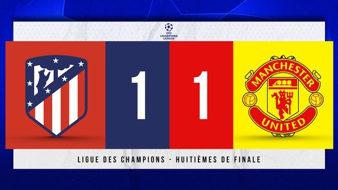 UEFA CL : L’Atlético et Man United dos à dos, l’Ajax tenu en échec à Benfica