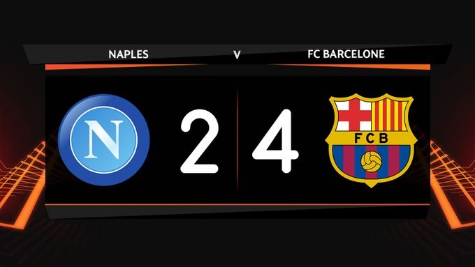 Europa League : Le Barça en démonstration à Naples