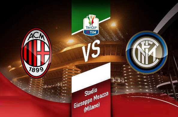Coppa Italia : Où regarder la demi-finale Milan – Inter ce mardi ?