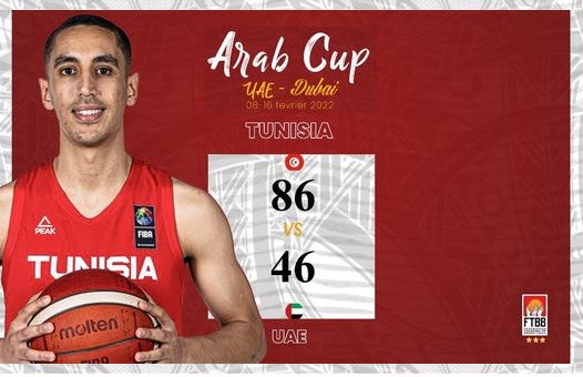 Coupe arabe des nations – Basket : La Tunisie en demi-finale