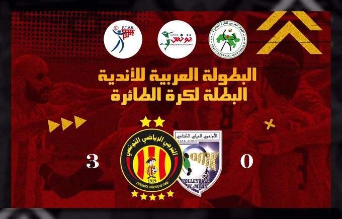 Championnat arabe des clubs – Volley : Victoires de l’EST et l’ASM