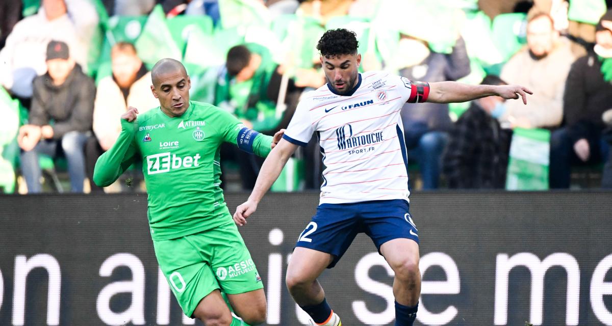 Ligue 1 : Khazri et St Etienne renversent Montpellier (3-1)