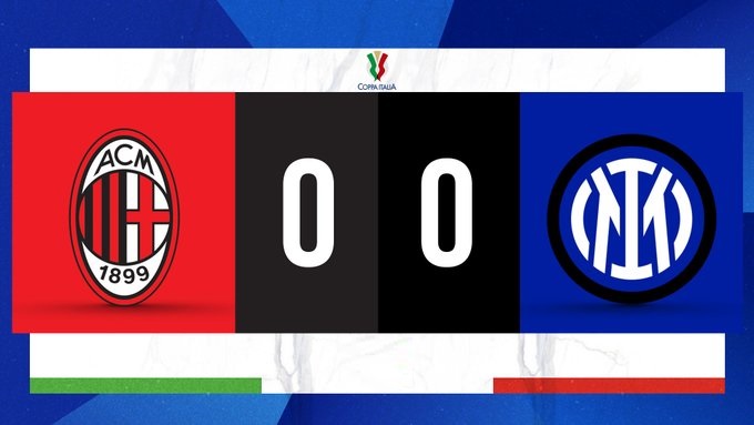 Coppa Italia : Pas de but entre le Milan AC et l’Inter