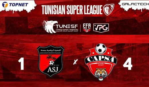 Tunisian Super League – FIFA PRO CLUB : Résultats et classement après les J7 et J8
