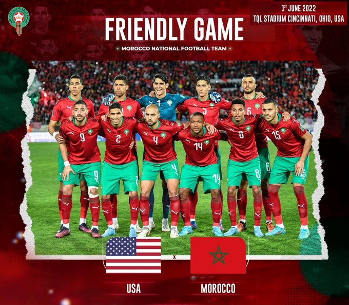 Mondial 2022 : le Maroc défie les Etats-Unis en amical avant le Canada