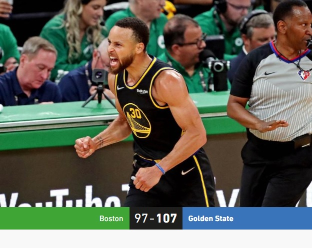 Finales NBA : Golden State relancé par Stephen Curry au Game 4 à Boston