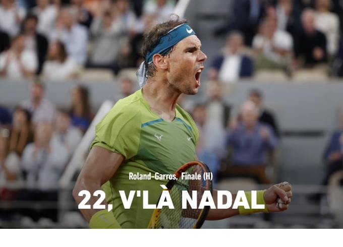 Roland-Garros 2022 : Et un stratosphérique 14e titre pour Nadal