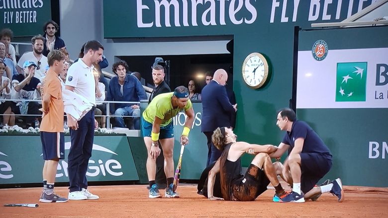 Roland-Garros : Grave blessure de Zverev, Nadal en finale