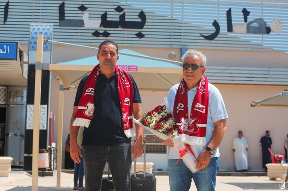 Mercato : En photos, Faouzi Benzarti et Imed Ben Younes à Benghazi