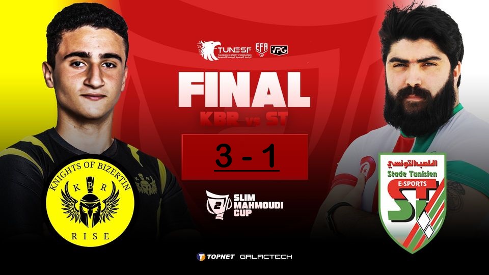 Tunisian Slim Mahmoudi Cup – FIFA PRO CLUB : KBR remporte la coupe après le championnat