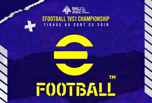 E-FOOTBALL 2022 : tirage au sort du championnat 1v1