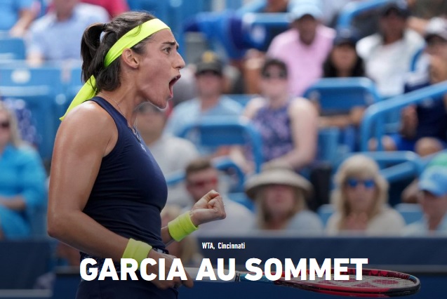 WTA Cincinnati : Garcia s’offre Kvitova et son 3e WTA 1000