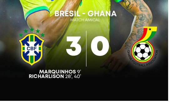 Amical : Avant la Tunisie, le Brésil se promène contre le Ghana