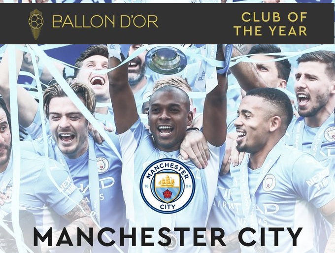 Equipe de football de l’année : le titre pour Manchester City