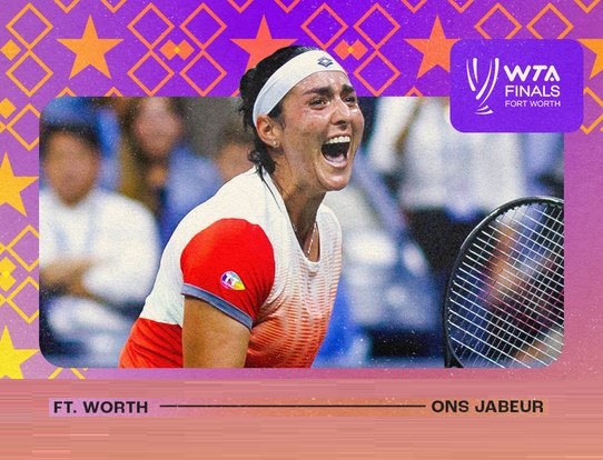 WTA Finals : Ons Jabeur dans le groupe “Nancy Richey”