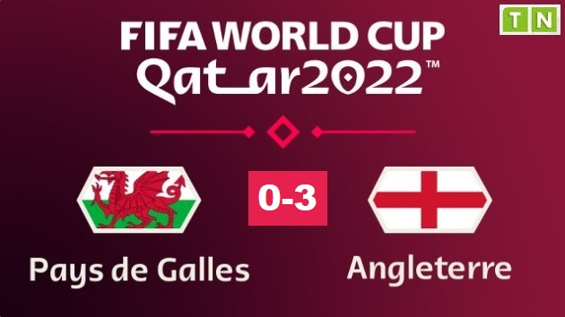 Mondial 2022 – Gr B : l’Angleterre fait le Pays de Galles et passe en huitièmes