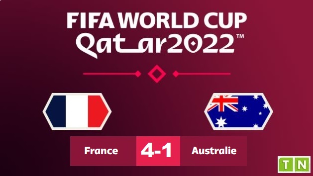 Mondial 2022 : la France lamine l’Australie 4-1