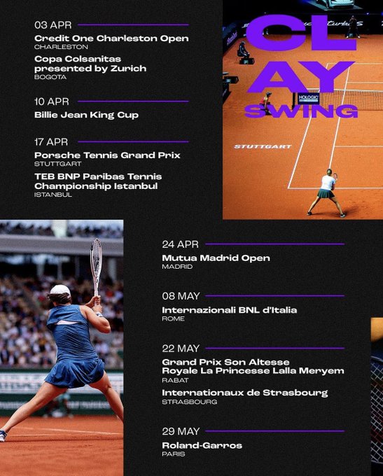 WTA Tour la première partie du calendrier 2023 dévoilée Sport By TN