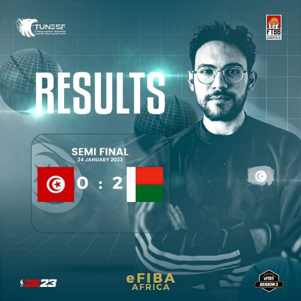 E-Basket / NBA 2k23 : la Tunisie battue en demi-finale par le Madagascar