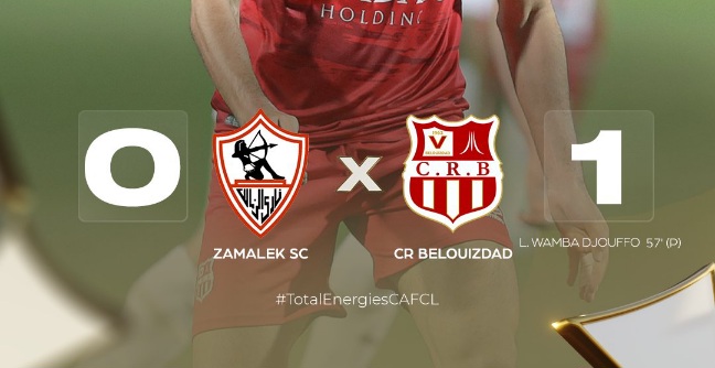 CAF CL : au Caire, le Zamalek battu par le CR Belouizdad