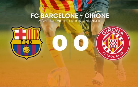 Liga : le Barça tenu en échec (0-0) face à Girona