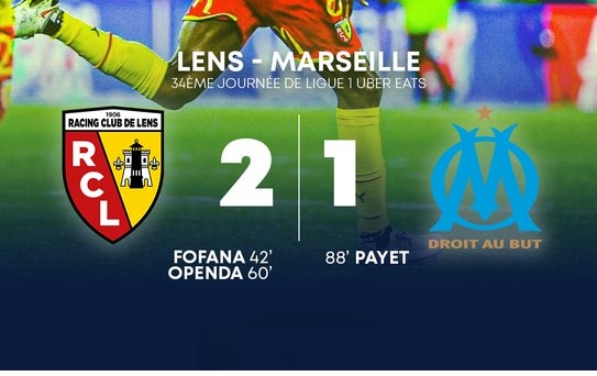 Ligue 1 : RC Lens 2-1 OM, Lens Nouveau Dauphin (vidéos) - Sport By TN