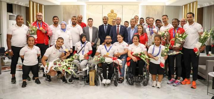 Mondial sports pour handicapés : de retour à Tunis, les champions bien accueillis (photos)
