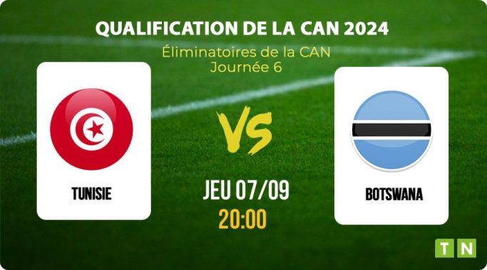 CAN 2024 (Q) : sur quelles chaines et à quelle heure suivre Tunisie-Botswana ce jeudi ?