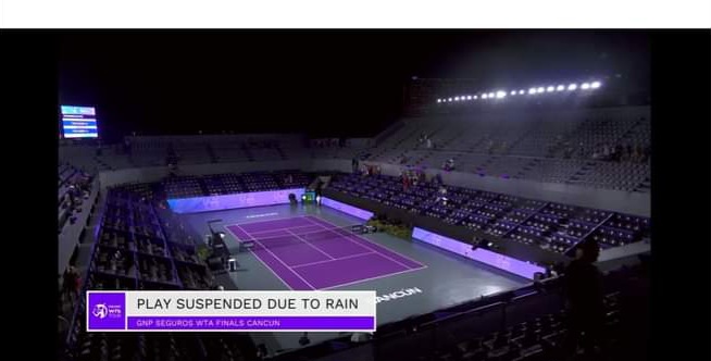 WTA Finals : le match Ons Jabeur – Gauff interrompu à cause de la pluie !