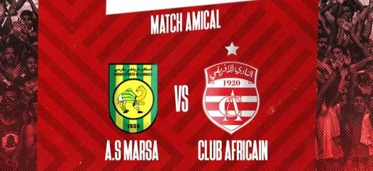 Match amical : à domicile, l’AS Marsa s’incline 2-0 contre le Club Africain