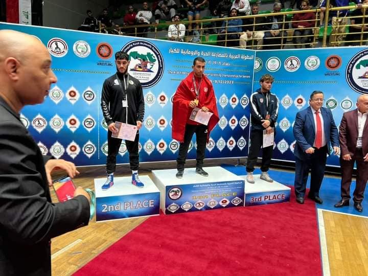 Championnat arabe des nations : 4 médailles tunisiennes en lutte libre (photos)