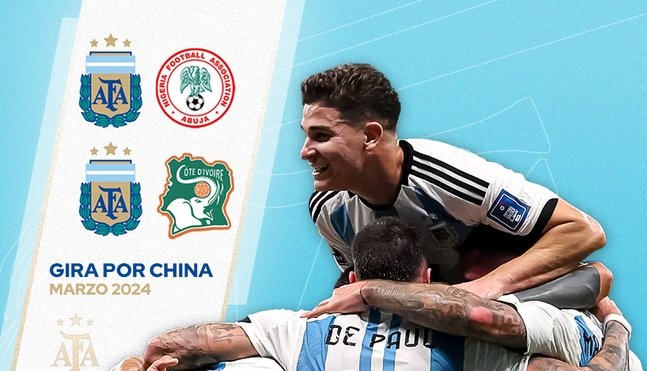 Amicaux internationaux : l’Argentine défiera deux sélections africaines, en Chine