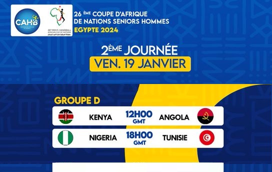 CAN Handball 2024 : Programme Des Matches De La J2 Ce Vendredi - Sport ...