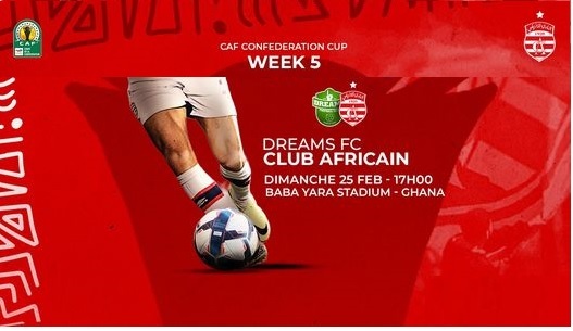 CAF Cup : Dreams FC – CA, compos de départ des deux équipes
