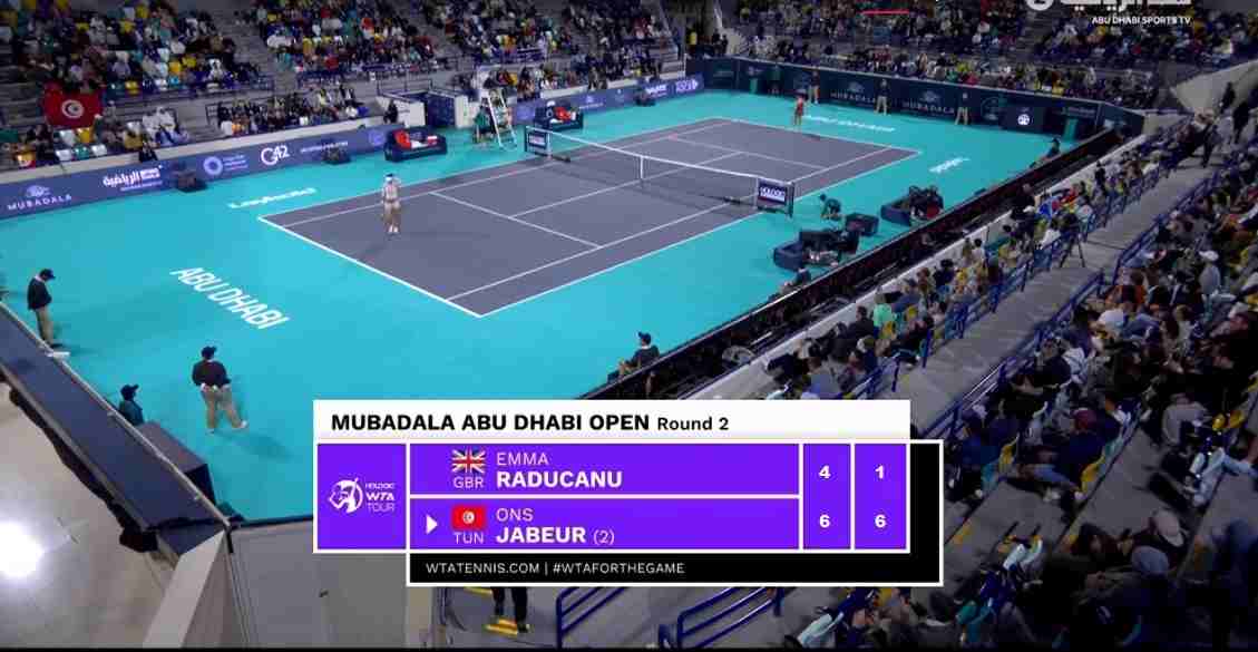 WTA Mubadala Abu Dhabi Open une journée couronnée de succès pour