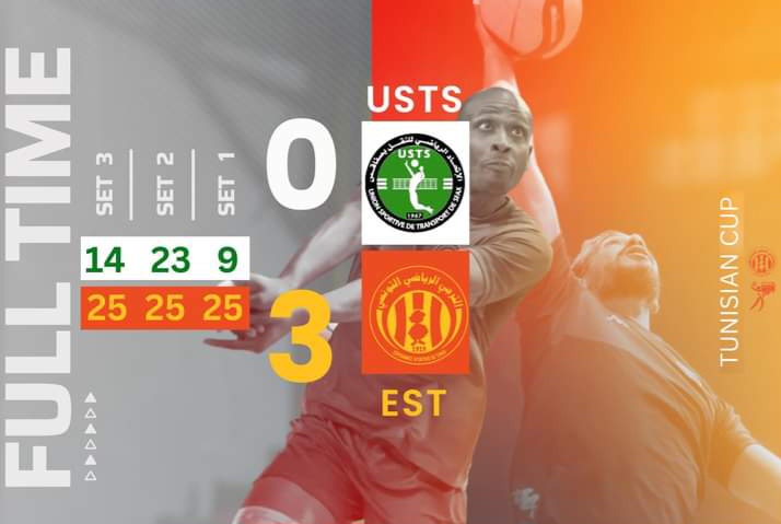 Volley – 1/8 Coupe de Tunisie : retrait de 3 équipes, USTS 0-3 EST (vidéo)